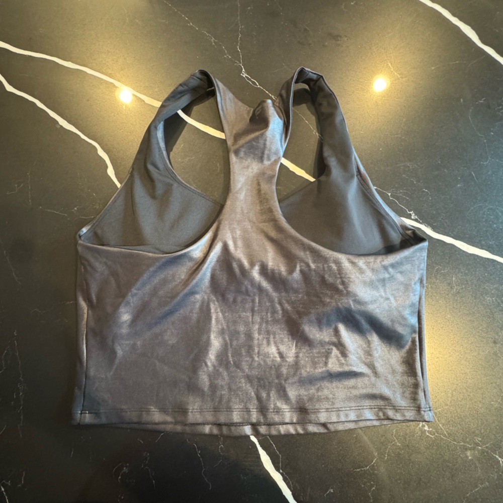 Black Racerback Tank Top - Picture 2 of 2